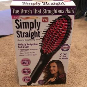 Simply straight hair brush